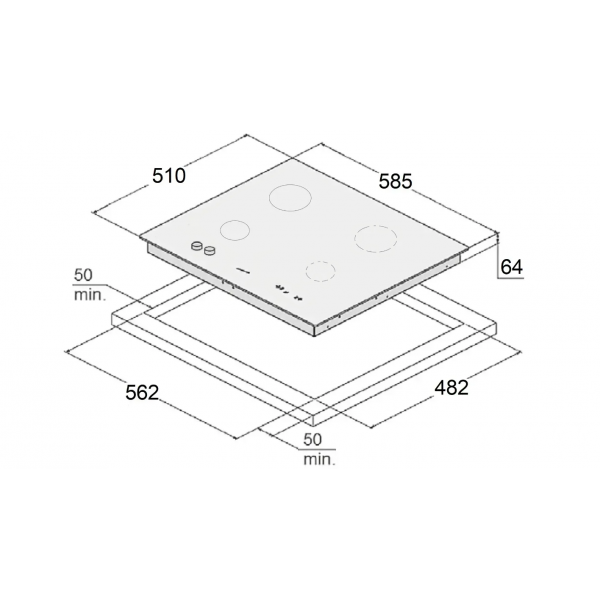 Комбінова панель Fabiano FHGI 8213 VTC 8111.406.1971