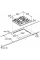 Варильна поверхня газова Fabiano FHG 8644 VGHT Inox 8112.406.1477