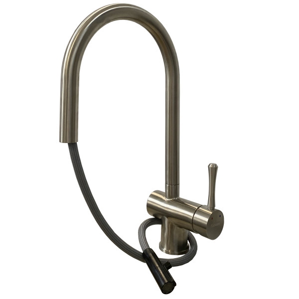 Змішувач кухонний Fabiano FKM 47P SS Inox 8232.401.0239