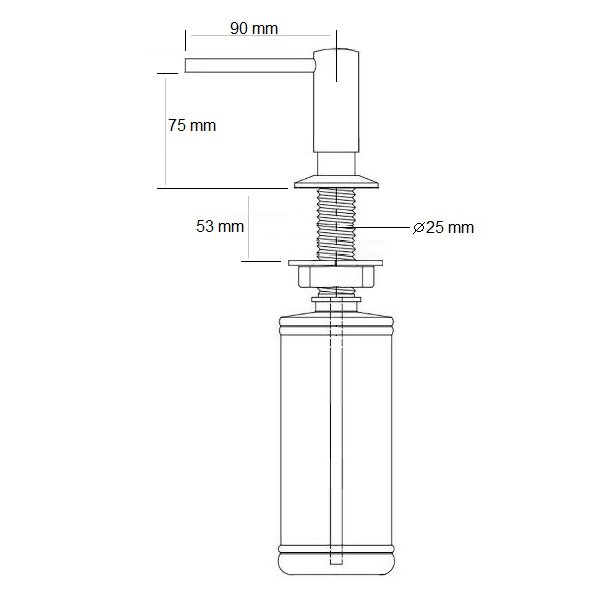 FASD 42 Inox (дозатор для мила)