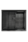 Нержавіюча мийка Fabiano Quadro Center 54 Celldecor Nano Graphite 8216.401.1918
