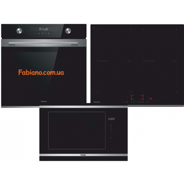 Комплект вбудованої техніки Fabiano Black Induction 8500.043.0000