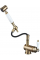 Змішувач кухонний Fabiano FKM 67P SS Brass Antique 8232.403.0754