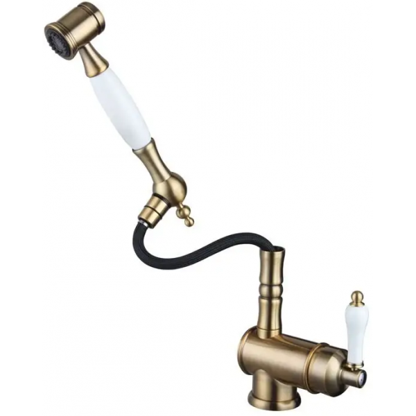 Змішувач кухонний Fabiano FKM 67P SS Brass Antique 8232.403.0754