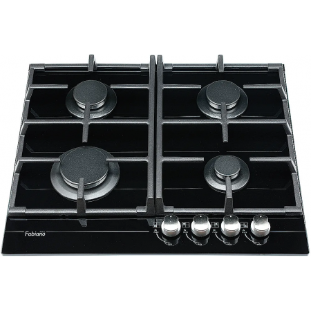 Газова варильна панель Fabiano FHG 1244 VGH Black Glass 8111.406.1 029