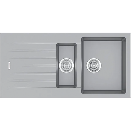 Кухонна мийка Fabiano Classic 100x50x15 Grey Metallic 8221.301.0784