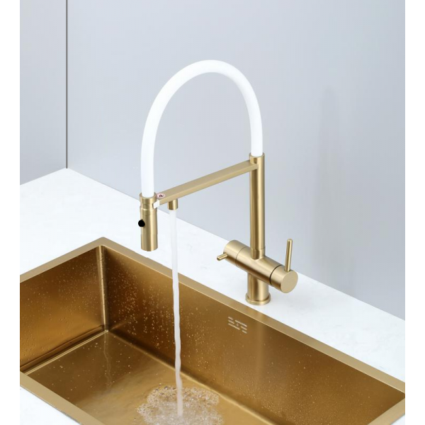 Кухонний змішувач Fabiano FKM 3130 Light Gold 8231.403.1933