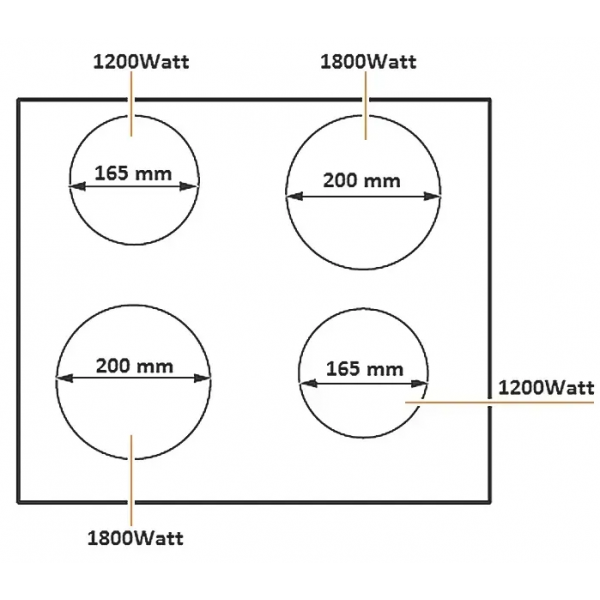 Електрична панель Fabiano FVH 6760 Black 8121.416.1886