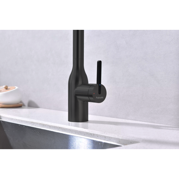 Кухонний змішувач Fabiano FKM 3129 Black Steel 8231.403.1929