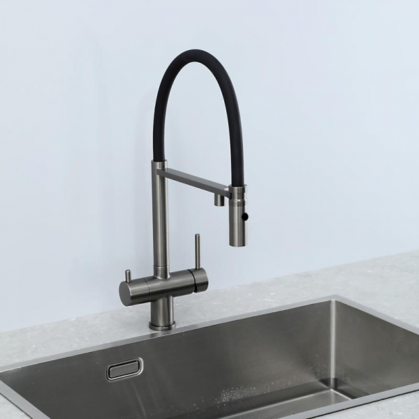 Кухонний змішувач Fabiano FKM 3130 Black Steel 8231.403.1930
