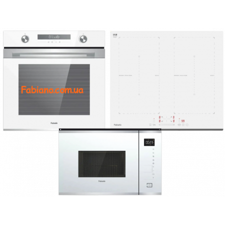 Комплект вбудованої техніки Fabiano White Induction 2.0 8500.034.0000