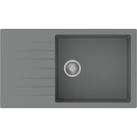 Кухонне миття Fabiano Classic 86x50 XL Grey Metallic (New) 8221.301.1441