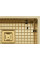 Нерж. мийка Quadro 53 Celldecor Nano Gold