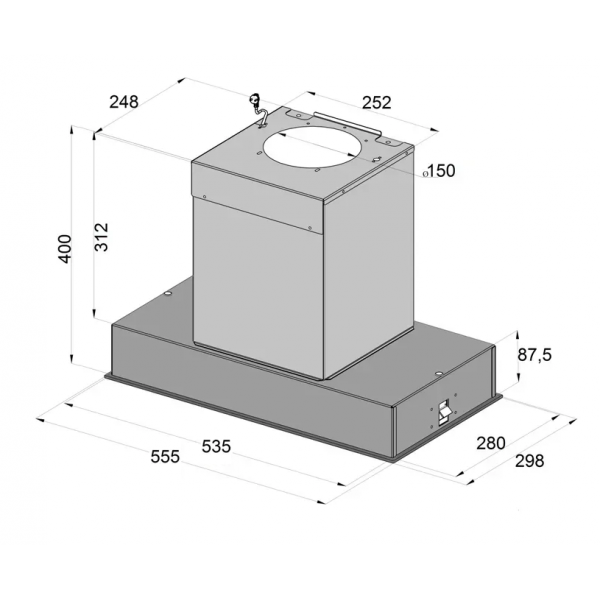 Витяжка Fabiano Festival 60 Silence+ Black 8104.504.1919