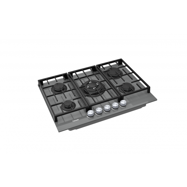 Варильна поверхня газова Fabiano FHG 8255 VGHT Titanium Glass 8111.406.1482