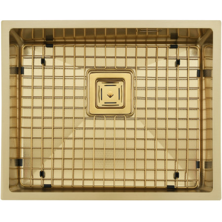 Нерж. мийка Quadro 53 Celldecor Nano Gold