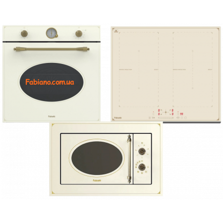 Комплект вбудованої техніки Fabiano Ivory Induction 2.0 8500.037.0000