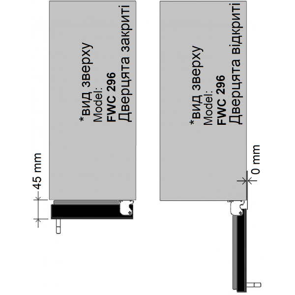 Винна шафа Fabiano FWC 296 Black 8171.409.1494