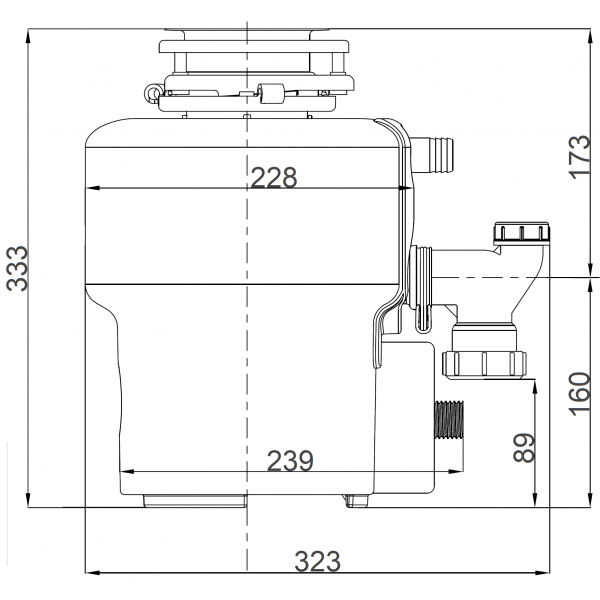 Утилізатор Fabiano HULK BLDC Max 8220.415.1908