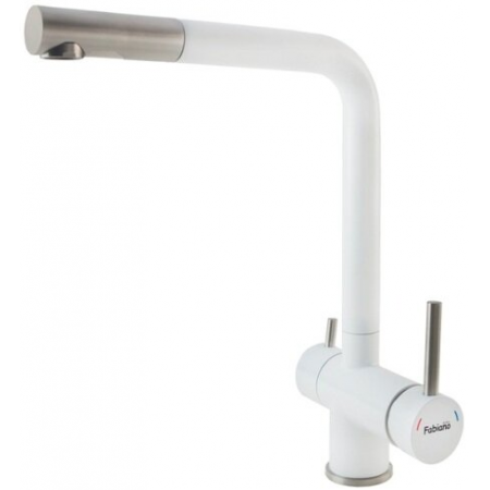 Змішувач кухонний Fabiano FKM 31.7 SS Alpine White 8231.401.0229