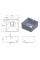 Кухонне миття Fabiano Quadro 44 Nano Copper R10 (44x44) 1,20 мм 8216.401.0895