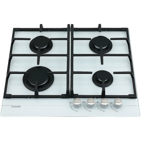 Газова варильна панель Fabiano FHG 1244 VGH White Glass 8111.406.1 030