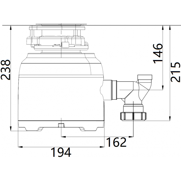 Утилізатор Fabiano Inverto BLDC Compact 8220.415.1851