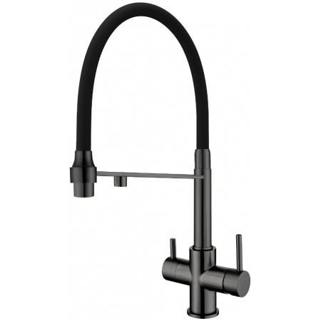 Кухонний змішувач Fabiano FKM 31.43 Black Steel 8231.403.1149
