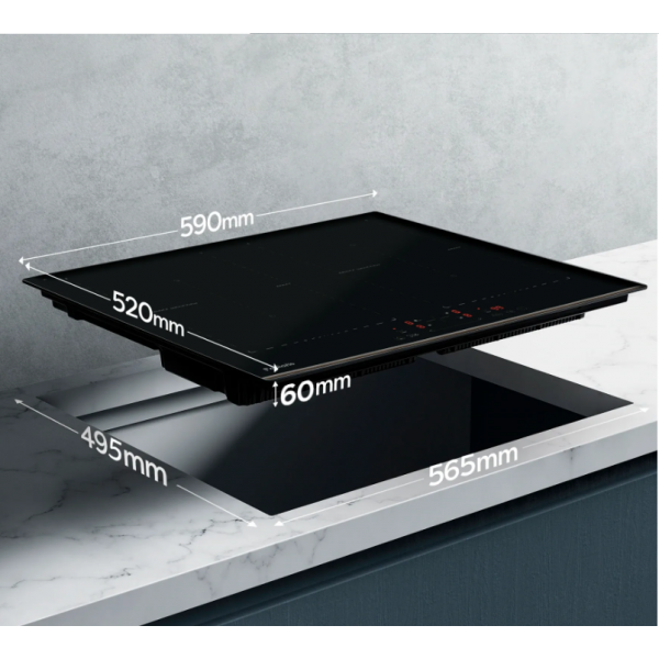 Індукційна панель Fabiano FHBI 3600 iNV Diamond Black 8122.416.1850