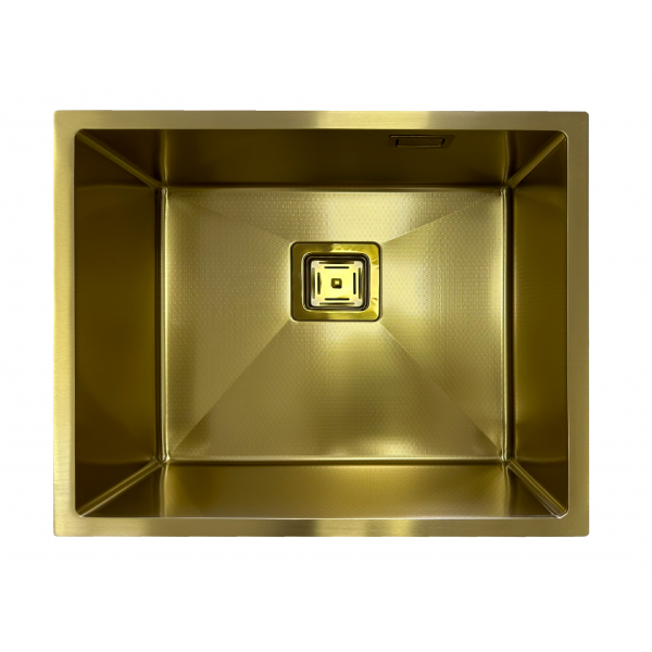 Нерж. мийка Quadro 53 Celldecor Nano Gold