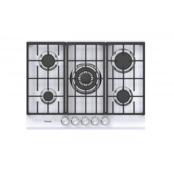 Варильна поверхня газова Fabiano FHG 8255 VGHT White Glass 8111.406.1480