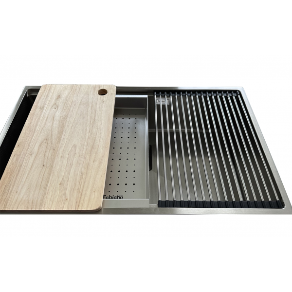 Нержавіюча мийка Fabiano Quadro Center 74 Celldecor 8216.401.1907