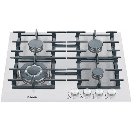 Газова варильна панель Fabiano FHG 1444 VGHT White glass 8111.405.0269