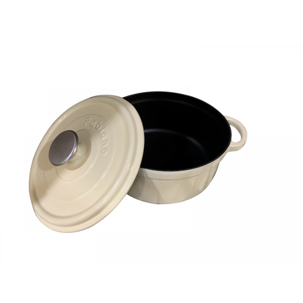 Чавунна каструля Fabiano C 240 Ivory 8201.509.0706