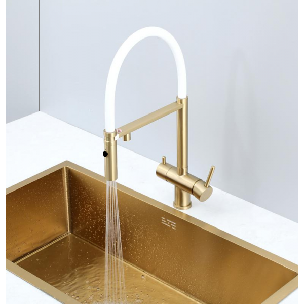 Кухонний змішувач Fabiano FKM 3130 Light Gold 8231.403.1933
