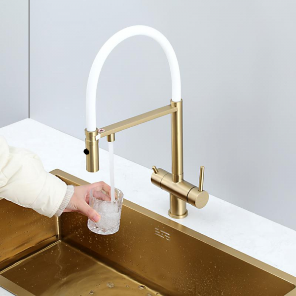 Кухонний змішувач Fabiano FKM 3130 Light Gold 8231.403.1933