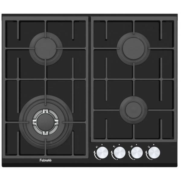Комплект вбудованої техніки Fabiano Full Black 4 газ 8500.038.0000