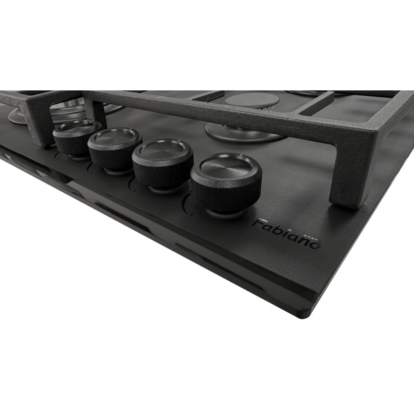 Варильна поверхня газова Fabiano FHG 8244 VGHT Diamond Black 8111.406.1848