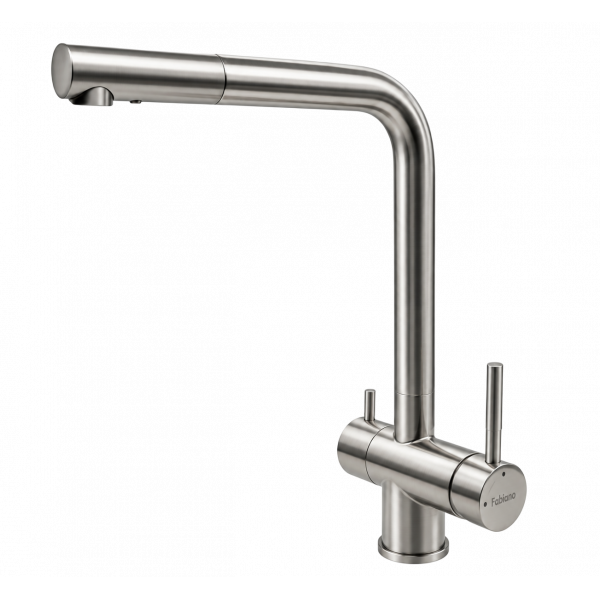 Мийка Navio 79x50 Alpine White + Змішувач FKM 317 SS Inox
