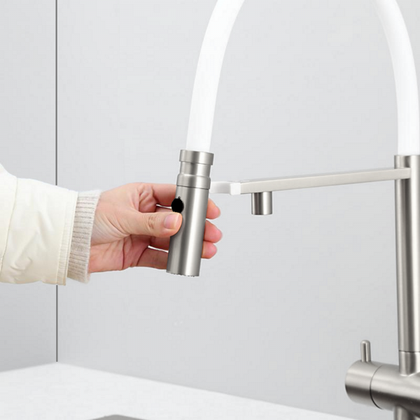 Кухонний змішувач Fabiano FKM 3130 Inox White 8231.403.1932