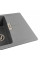 Гранітна мийка для кухні Platinum 6250 ZIRKONE матовий Сірий металік