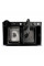 Кухонна мийка PVD чорна CM 75*46A Platinum Handmade 