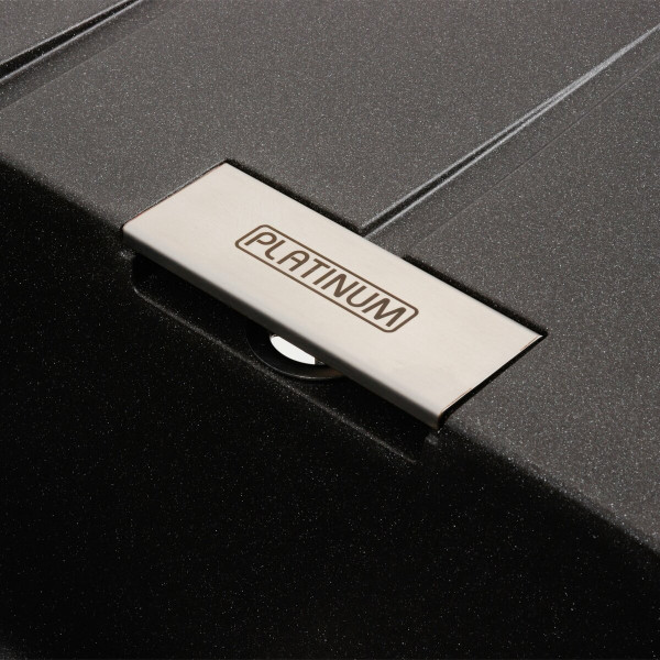 Гранітна мийка для кухні Platinum 7850 ROMA матовий Моріон, R