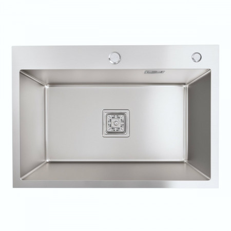 Мойка Platinum Handmade HSB 650х450х230 нержавейка (квадратный сифон 3,0/1,0)