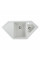 Гранітна мийка для кухні Platinum 9950 PANDORA матова Біла в крапку