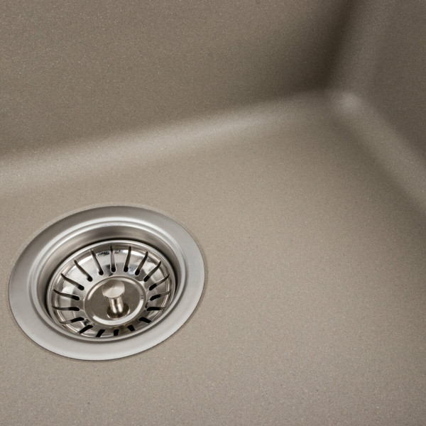 Гранітна мийка для кухні Platinum 5852 VESTA матовий Титан