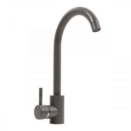 Смеситель с выдвижным изливом VALESO KT 8203 (8614) Черный матовый комби