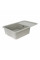Гранітна мийка для кухні Platinum 7850 CUBE матова Сіра, АВТО