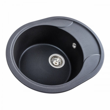 Гранитная мойка для кухни VALESO 5847 ONYX матовый Морион