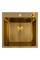 Кухонна мийка 50*50 PVD Gold Valeso Handmade (сифон круглий, 3,0/0,8)